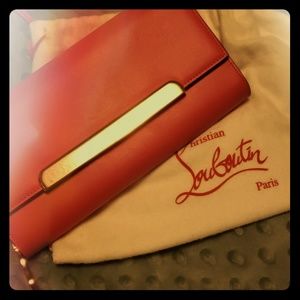 Pink Louboutin Clutch bag
